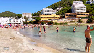 8. Ibiza2021: Playa de Cala Longa| Cala Llonga Beach| Beach Walk Tour| Spain