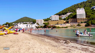 10. Ibiza2021: Playa de Cala Longa| Cala Llonga Beach| Beach Walk Tour| Spain