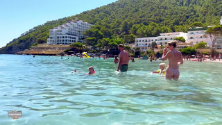 2. Ibiza2021: Playa de Cala Longa| Cala Llonga Beach| Beach Walk Tour| Spain