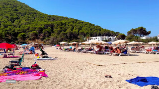 3. Ibiza2021: Playa de Cala Longa| Cala Llonga Beach| Beach Walk Tour| Spain