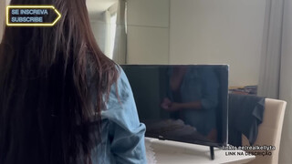 7. Como limpar a tv MOSTREI TUDO *sexy* “DETALHE ESPECIAL NA TELA” | Cleaning the tv