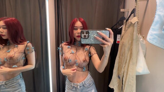 5. 4K Exploring Transparent Clothes with Aprilia Try on Haul