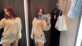 8. 4K Exploring Transparent Clothes with Aprilia Try on Haul