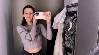 5. [4K] Transparent Clothes Try on Haul with Emilia