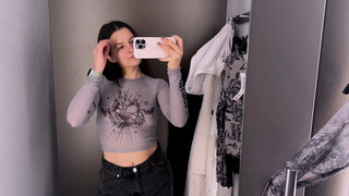 6. [4K] Transparent Clothes Try on Haul with Emilia