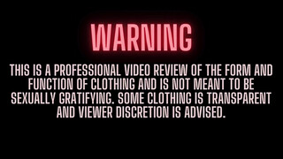 1. lingerie try-on haul w/ mirror view (sheer & transparent)