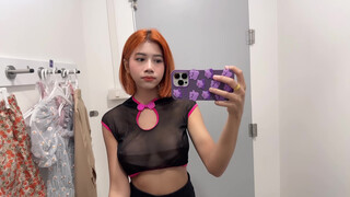 1. See-Through Try On Haul | Transparent Lingerie and Clothes | Try-On Haul At The Mall #2