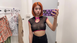 5. See-Through Try On Haul | Transparent Lingerie and Clothes | Try-On Haul At The Mall #2