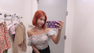 10. See-Through Try On Haul | Transparent Lingerie and Clothes | Try-On Haul At The Mall #2