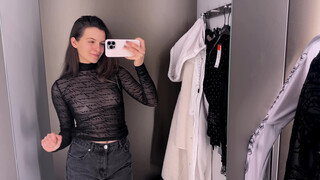 7. [4K] Transparent Clothes Try-on Haul with Emilia | Sheer lingerie