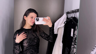 2. [4K] Transparent Clothes Try-on Haul with Emilia | Sheer lingerie
