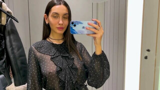 Transparent Try on Haul TOP with Kira