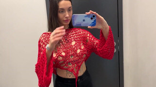 5. Transparent Try on Haul TOP with Kira #2