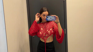 8. Transparent Try on Haul TOP with Kira #2