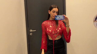 3. Transparent Try on Haul TOP with Kira #2