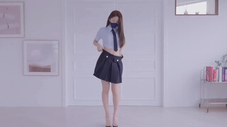 6. Cute Korean girl, changes in to school uniform. #korean #undergarments #hot #koreangirls