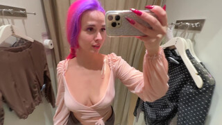 9. TRY ON HAUL by FairyElfie: See through tops in the fitting room