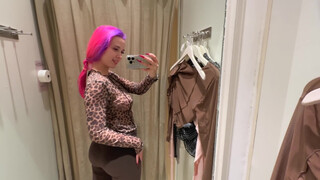 10. TRY ON HAUL by FairyElfie: See through tops in the fitting room