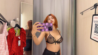 6. See through Lingerie | Transparent Try on Haul At The Mall