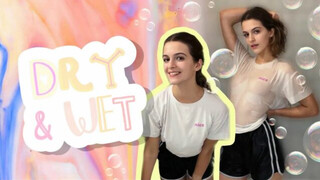 [4K] Transparent Clothes Try-on Haul | Wet vs. Dry