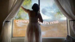 Clean With Me | Relaxing | Windows/Living Room