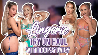 LINGERIE TRY ON HAUL FT HOOPSY DAISY! (IN 4K) | MercedesTheDancer