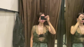 6. Transparent Clothes Try on Haul with Alic