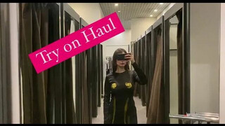 Transparent Clothes Try on Haul with Alic