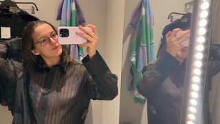 10. Transparent Clothes Try on Haul with Emily