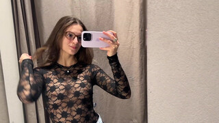 3. Transparent Clothes Try on Haul with Emily