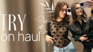 Transparent Clothes Try on Haul with Emily