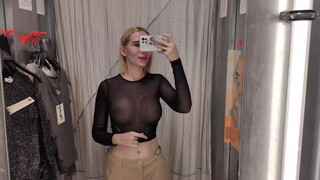 6. See Through Try on Haul in Mall