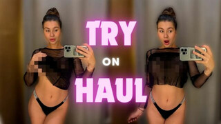 Transparent Clothes Haul with Mia | See through Try-on Haul