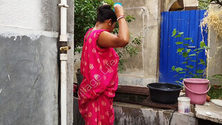 10. গরমে থাকতে না পেরে কুয়ো থেকে জল তুলে গায়ে ঢাললাম | Village Bathing Video |#bathing #dailiyvlog