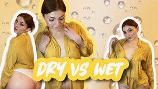 Transparent Try on Haul | Wet vs Dry SEE THROUGH SHIRT #2