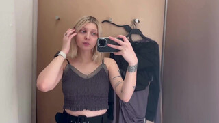 1. See-Through Try On Haul | Transparent Lingerie and Clothes | Try-On Haul At The Mall #14