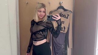 4. See-Through Try On Haul | Transparent Lingerie and Clothes | Try-On Haul At The Mall #14