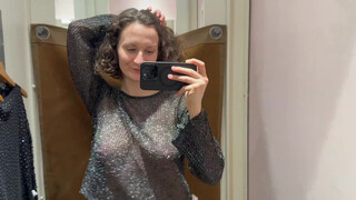 10. See-Through Try On Haul | Transparent Lingerie and Clothes | Try-On Haul At The Mall #15