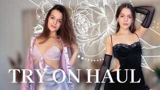 [4K] Transparent Clothes | Try on Haul with Emilia