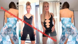 Transparent See Through Dress |Try On Haul-Sheer Dress | Sheer Try on 3