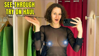 See-Through Try On Haul | Transparent Lingerie and Clothes | Try-On Haul At The Mall #16