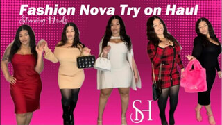 Fashion Nova Try on haul by Stunning Hauls