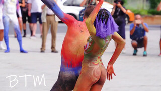 6. 2022 BODY PAINT DAY NYC dance