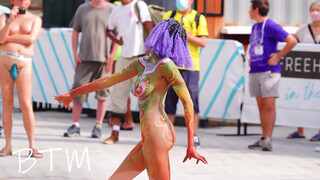 9. 2022 BODY PAINT DAY NYC dance