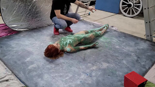 1. The Untold Story: Behind the Scenes of an Epic Bodypainting Shoot with French Model