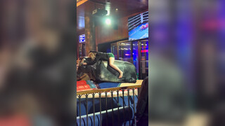 1. Last night crazy bull ???? riding in Benidorm Spain ???????? | machinecal bull ???? | Benidorm bull ????