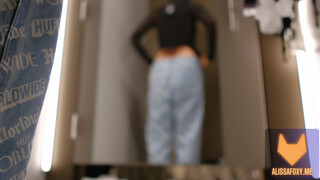 1. SEE-THROUGH TRY ON IN FITTING ROOM 4K | TRANSPARENT CLOTHES