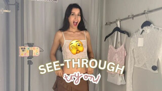 SEE THROUGH haul at the mall ???? | Zarias