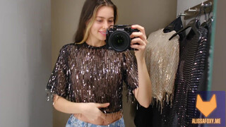4. SEE-THROUGH TRY ON HAUL 4K | Transparent Tops