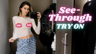 SEE-THROUGH TRY ON HAUL 4K | Transparent Tops